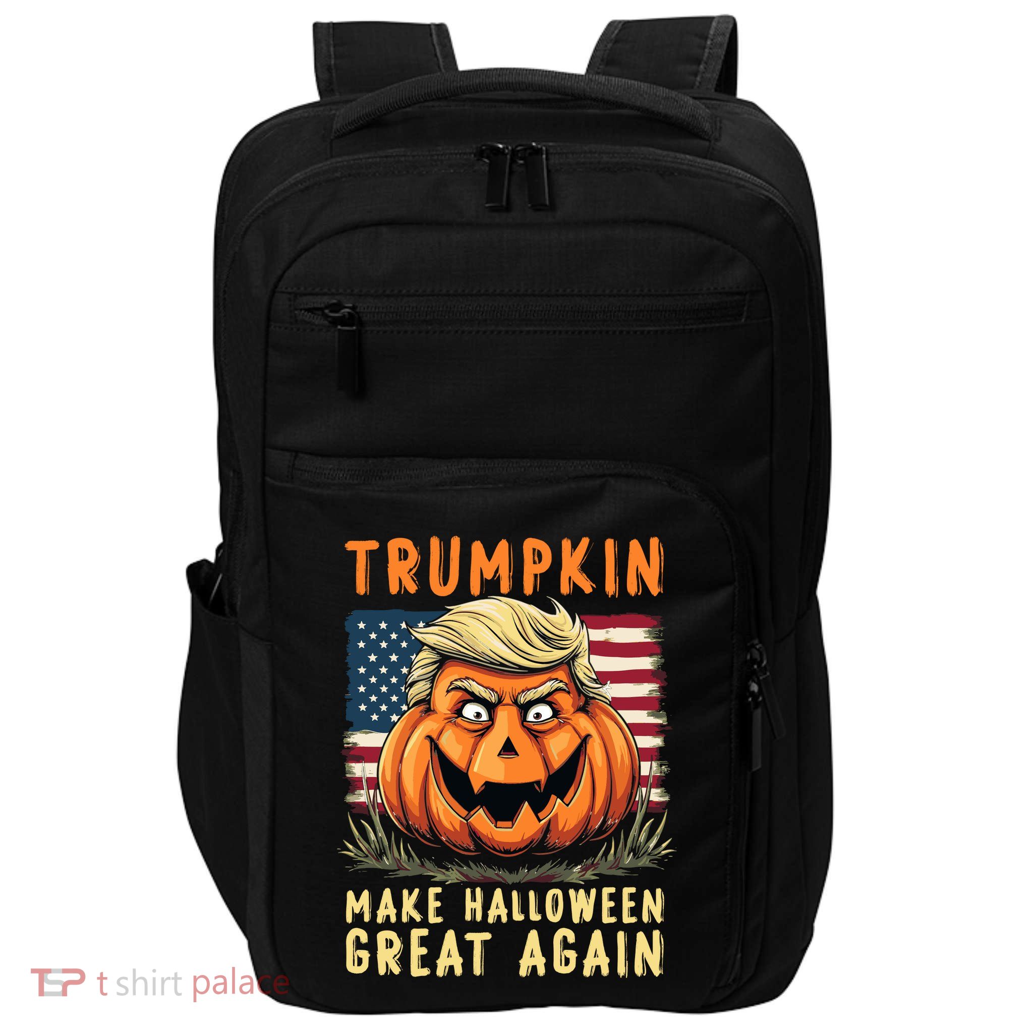 Usa Trumpkin Make Halloween Great Again Funny Trump Impact Tech Backpack