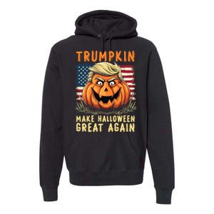 Usa Trumpkin Make Halloween Great Again Funny Trump Premium Hoodie