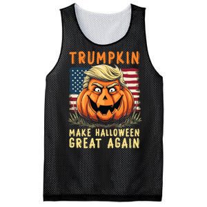 Usa Trumpkin Make Halloween Great Again Funny Trump Mesh Reversible Basketball Jersey Tank