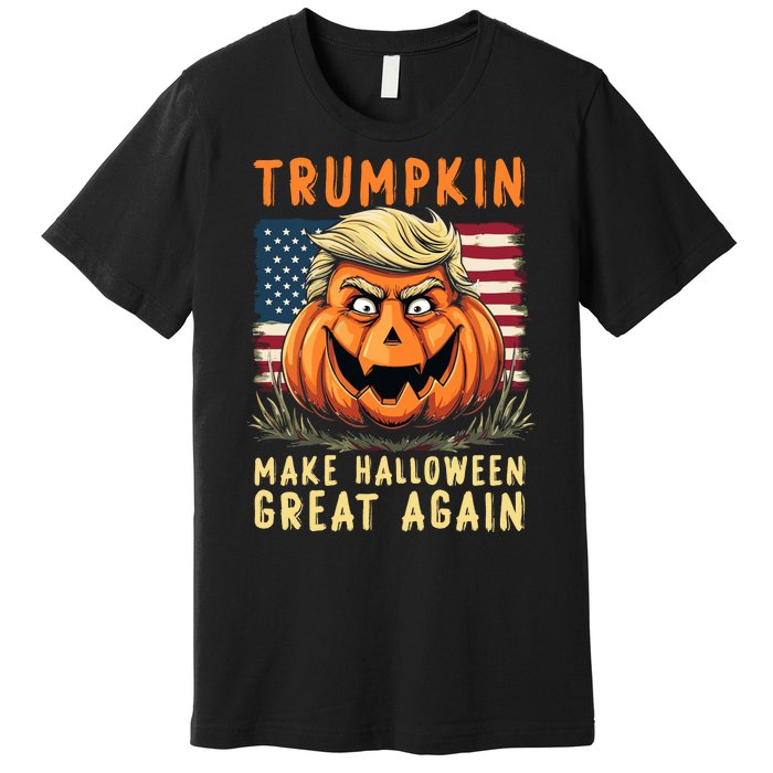 Usa Trumpkin Make Halloween Great Again Funny Trump Premium T-Shirt