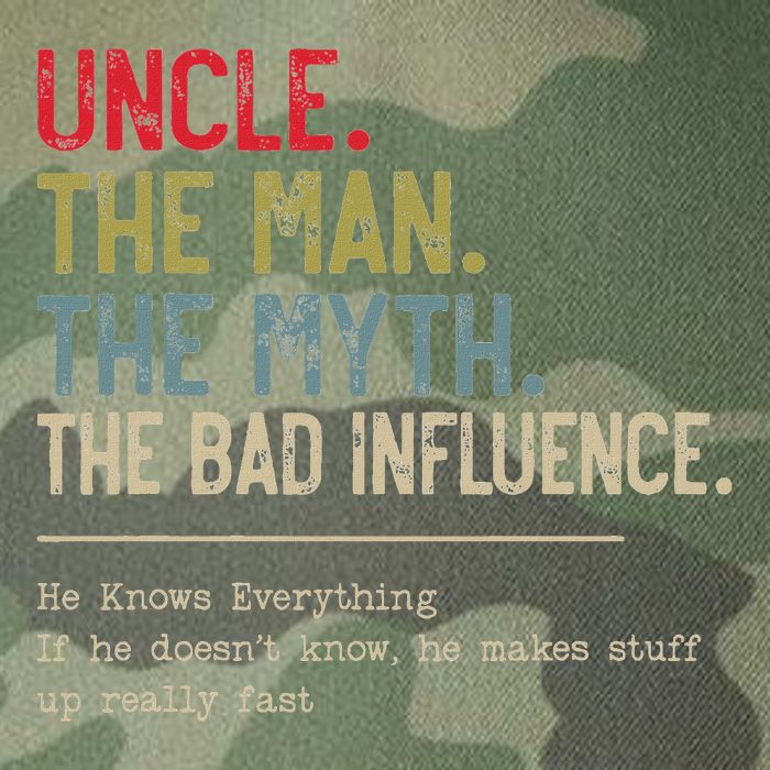 Uncle The Man The Myth The Bad Influence He Knows Everything Legacy Tie Dye Trucker Hat