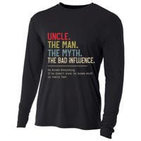Uncle The Man The Myth The Bad Influence He Knows Everything Cooling Performance Long Sleeve Crew