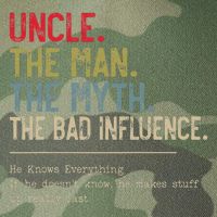 Uncle The Man The Myth The Bad Influence He Knows Everything Legacy Tie Dye Trucker Hat