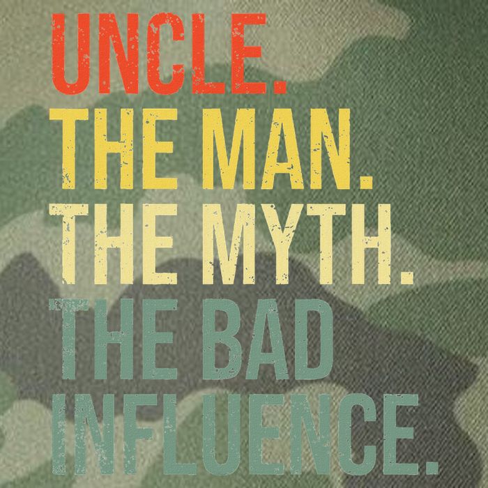 Uncle The Man The Myth The Bad Influence Best Funny Uncle Legacy Tie Dye Trucker Hat