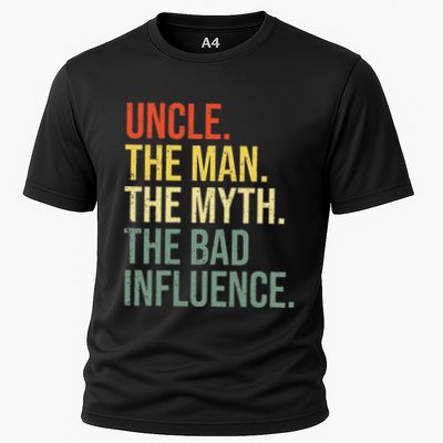 Uncle The Man The Myth The Bad Influence Best Funny Uncle Performance Shirt