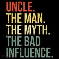 Uncle The Man The Myth The Bad Influence Best Funny Uncle Mesh Reversible Basketball Jersey Tank