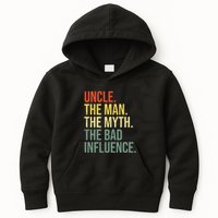 Uncle The Man The Myth The Bad Influence Best Funny Uncle Kids Hoodie