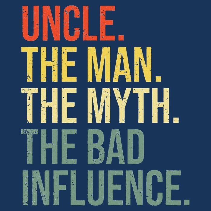 Uncle The Man The Myth The Bad Influence Best Funny Uncle Infant Baby Jersey Bodysuit