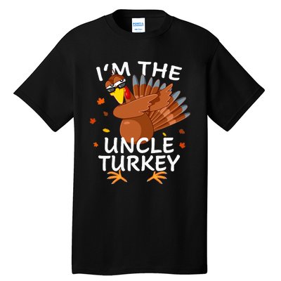 Uncle Turkey Matching Thanksgiving Pajamas Family Tall T-Shirt