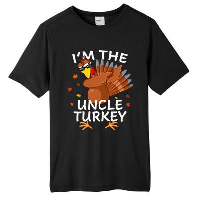 Uncle Turkey Matching Thanksgiving Pajamas Family Tall Fusion ChromaSoft Performance T-Shirt