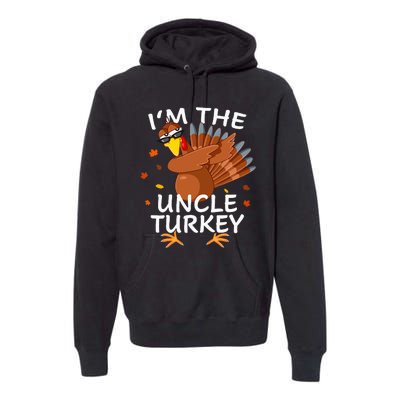 Uncle Turkey Matching Thanksgiving Pajamas Family Premium Hoodie