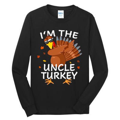 Uncle Turkey Matching Thanksgiving Pajamas Family Tall Long Sleeve T-Shirt