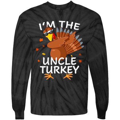 Uncle Turkey Matching Thanksgiving Pajamas Family Tie-Dye Long Sleeve Shirt