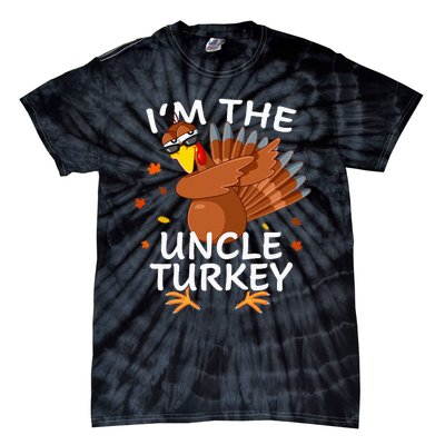 Uncle Turkey Matching Thanksgiving Pajamas Family Tie-Dye T-Shirt