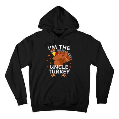 Uncle Turkey Matching Thanksgiving Pajamas Family Tall Hoodie