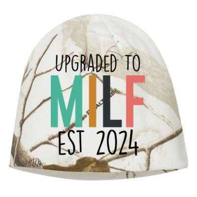 Upgraded To Milf Est2024 New Hot Mom Women Milf Kati - Camo Knit Beanie