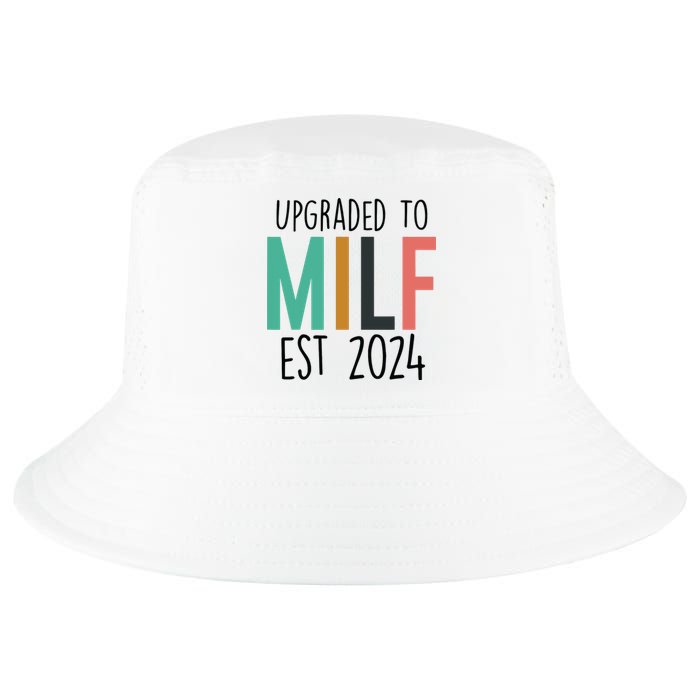 Upgraded To Milf Est2024 New Hot Mom Women Milf Cool Comfort Performance Bucket Hat