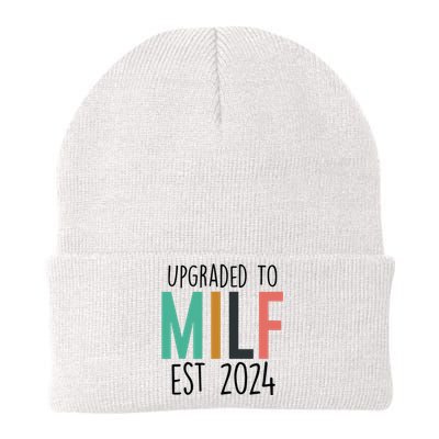 Upgraded To Milf Est2024 New Hot Mom Women Milf Knit Cap Winter Beanie