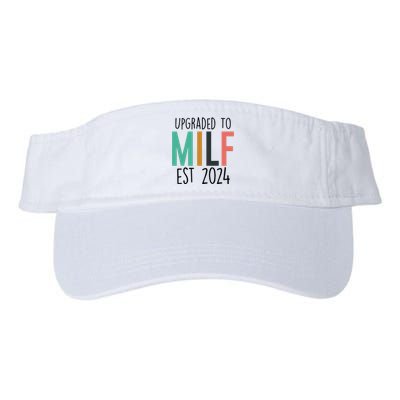 Upgraded To Milf Est2024 New Hot Mom Women Milf Valucap Bio-Washed Visor