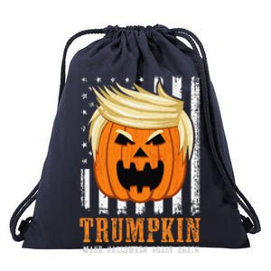 USA Trumpkin Make Halloween Great Again Funny Drawstring Bag