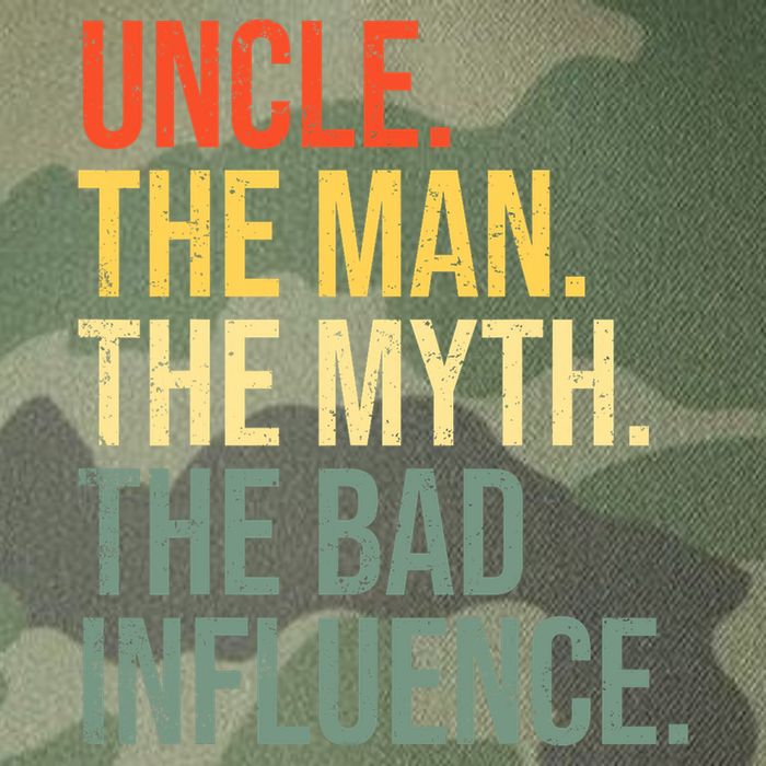 Uncle The Man The Myth The Bad Influence Best Funny Uncle Legacy Tie Dye Trucker Hat