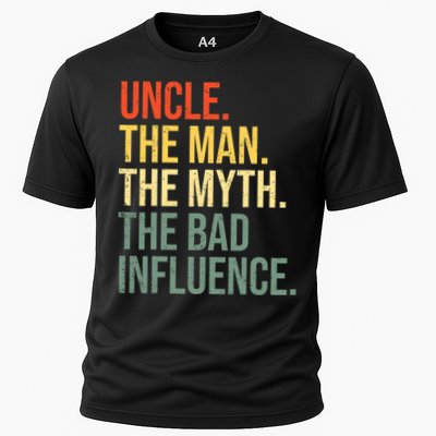 Uncle The Man The Myth The Bad Influence Best Funny Uncle Performance Shirt