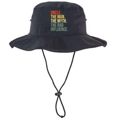 Uncle The Man The Myth The Bad Influence Best Funny Uncle Bucket Hat