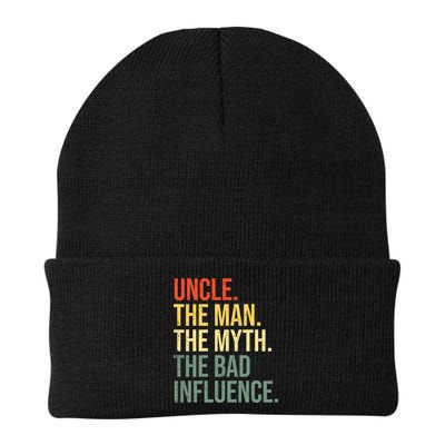 Uncle The Man The Myth The Bad Influence Best Funny Uncle Beanie