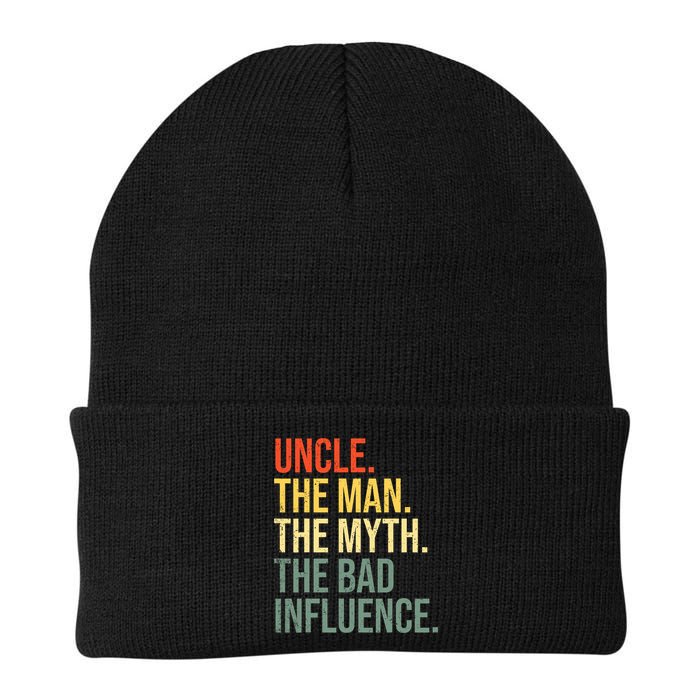 Uncle The Man The Myth The Bad Influence Best Funny Uncle Beanie
