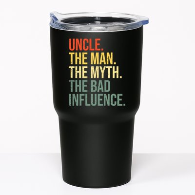 Uncle The Man The Myth The Bad Influence Best Funny Uncle Tumbler