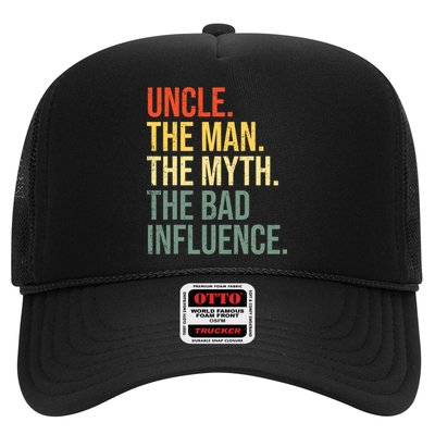 Uncle The Man The Myth The Bad Influence Best Funny Uncle Trucker Hat
