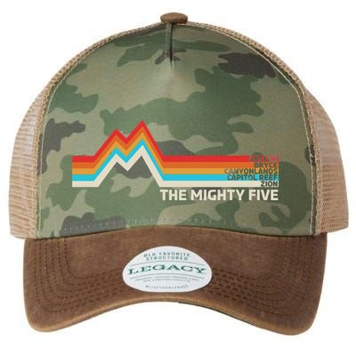 Utahs The Mighty Five National Parks Swea Legacy Tie Dye Trucker Hat