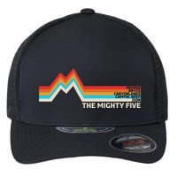 Utahs The Mighty Five National Parks Swea Flexfit Unipanel Trucker Cap