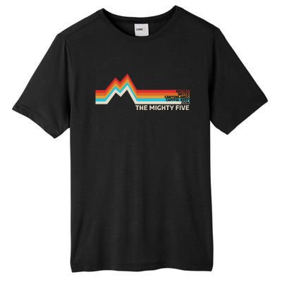 Utahs The Mighty Five National Parks Swea Tall Fusion ChromaSoft Performance T-Shirt