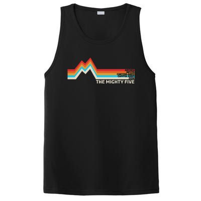 Utahs The Mighty Five National Parks Swea PosiCharge Competitor Tank