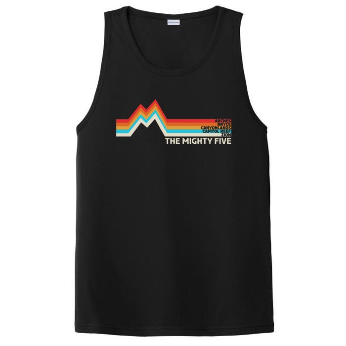 Utahs The Mighty Five National Parks Swea PosiCharge Competitor Tank