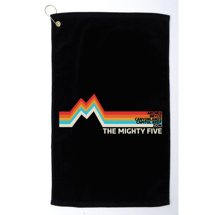 Utahs The Mighty Five National Parks Swea Golf Towel