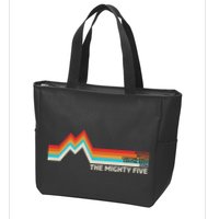 Utahs The Mighty Five National Parks Swea Zip Tote Bag