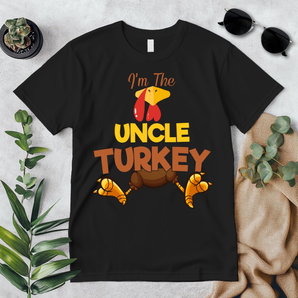 Uncle Turkey Matching Family Group Thanksgiving Gifts  Premium T-Shirt