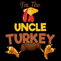 Uncle Turkey Matching Family Group Thanksgiving Gifts  Toddler Hoodie