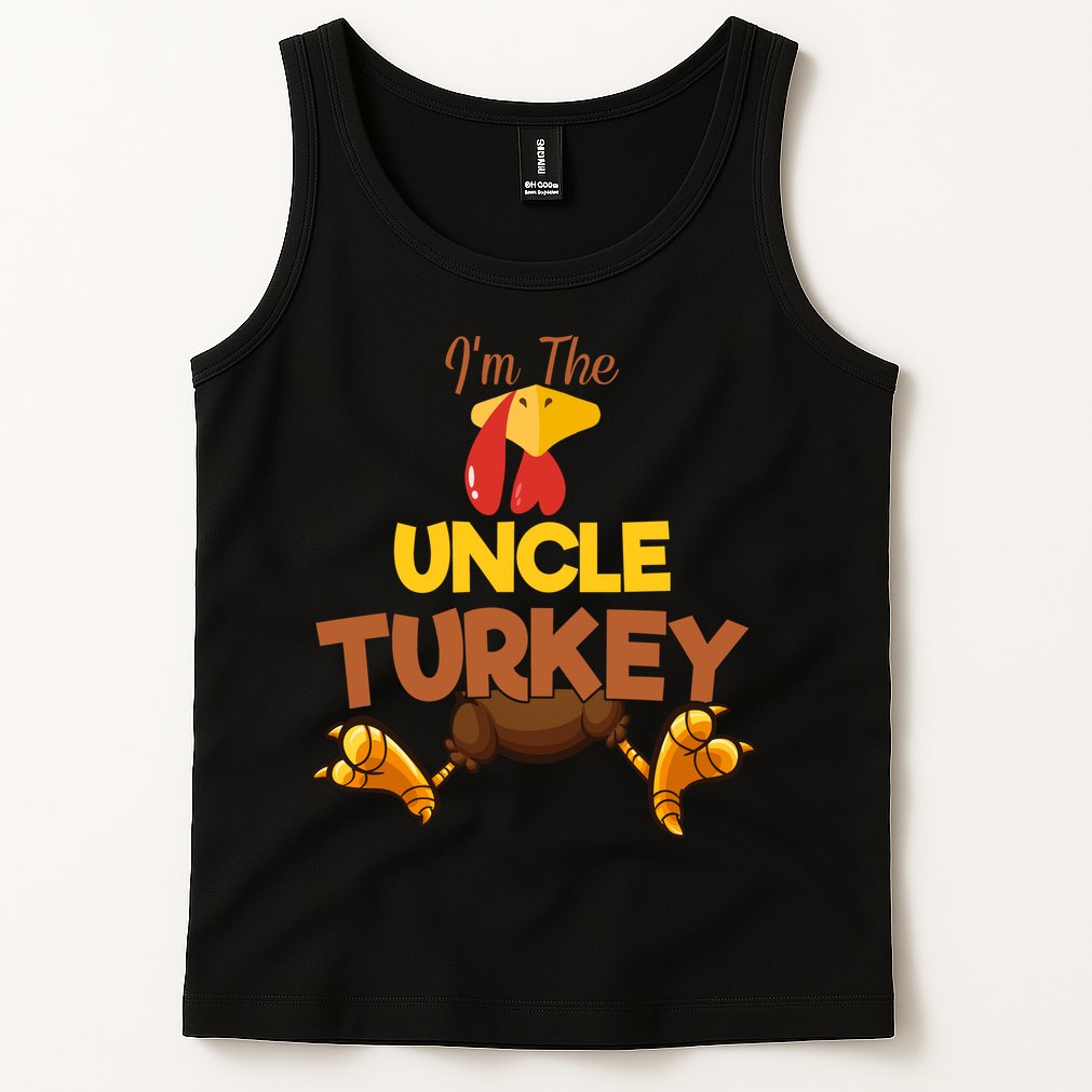 Uncle Turkey Matching Family Group Thanksgiving Gifts  Tank Top