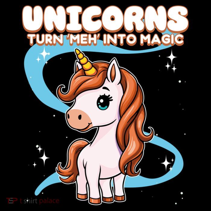 Unicorns Turn "Meh" Into Magic Unicorn Gift Drawstring Bag