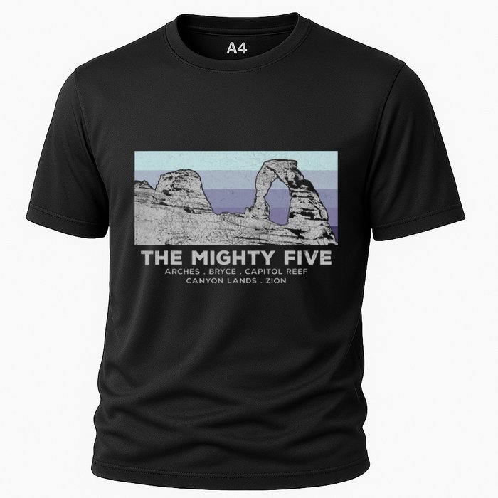 Utahs The Mighty Five National Parks Cooling Performance Crew T-Shirt