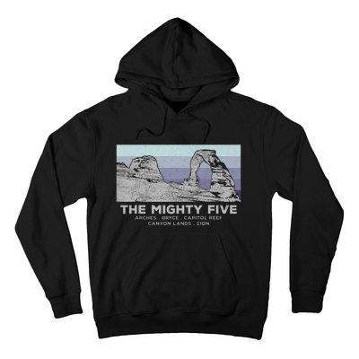 Utahs The Mighty Five National Parks Hoodie