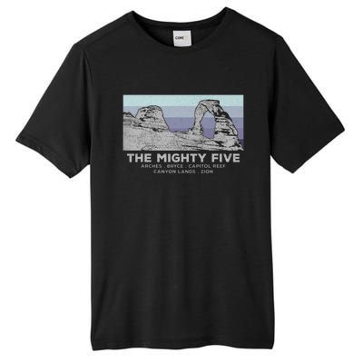 Utahs The Mighty Five National Parks Tall Fusion ChromaSoft Performance T-Shirt