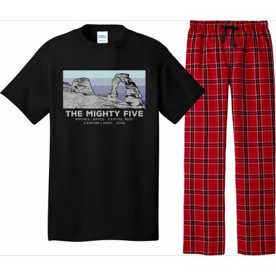 Utahs The Mighty Five National Parks Pajama Set