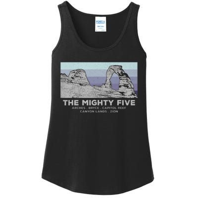 Utahs The Mighty Five National Parks Ladies Essential Tank