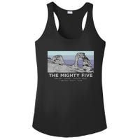 Utahs The Mighty Five National Parks Ladies PosiCharge Competitor Racerback Tank