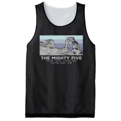 Utahs The Mighty Five National Parks Mesh Reversible Basketball Jersey Tank