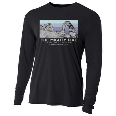 Utahs The Mighty Five National Parks Cooling Performance Long Sleeve Crew